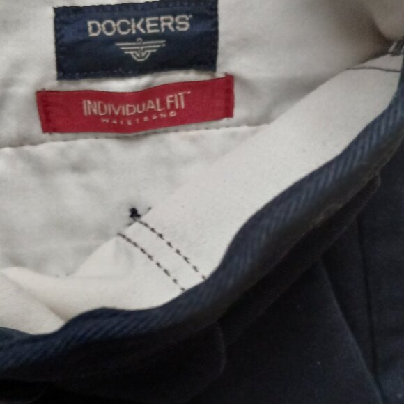 Mens Dockers Navy Pants - Picture 3 of 6